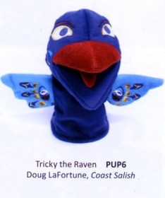 Native Raven Hand Puppet