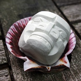 Sculpted Native Bath Bomb in Shell